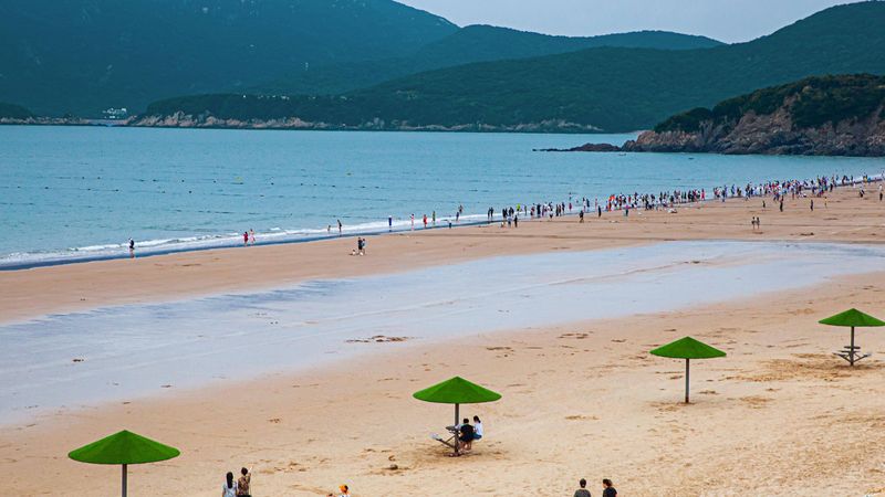 朱家尖海滩实景